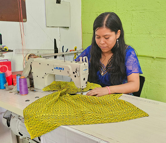 Sonia sewing